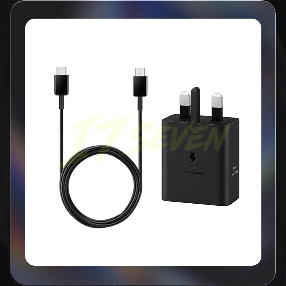 SAMSUNG 45W PD ADAPTER + TYPE C TO TYPE C CABLE